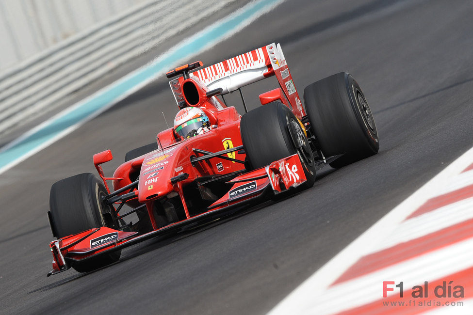 Fisichella en su último GP en Ferrari