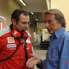 Domenicali y Montezemolo