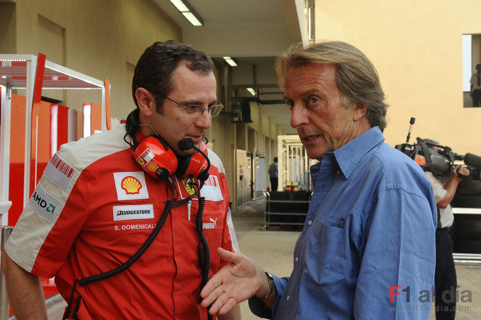 Domenicali y Montezemolo