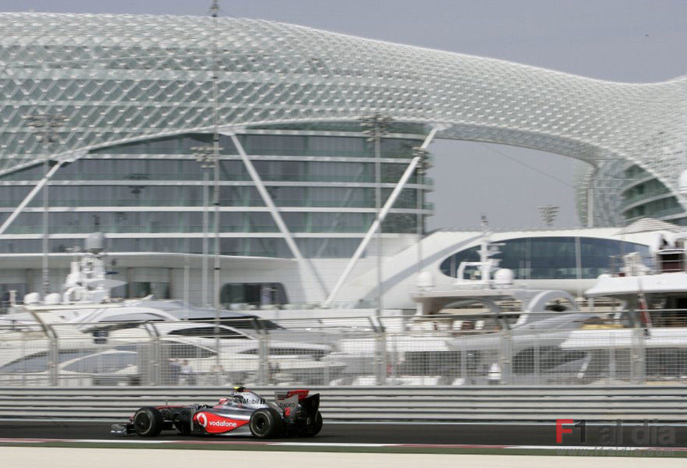 Kovalainen en Abu Dhabi