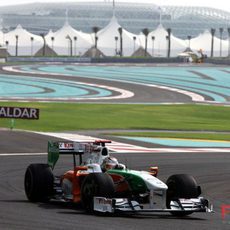 Sutil en Abu Dhabi