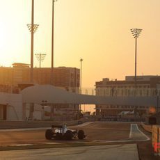 Heidfeld en Abu Dhabi