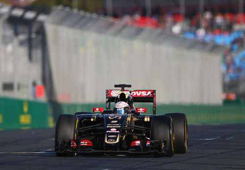 Romain Grosjean está contento con el rendimiento del E23