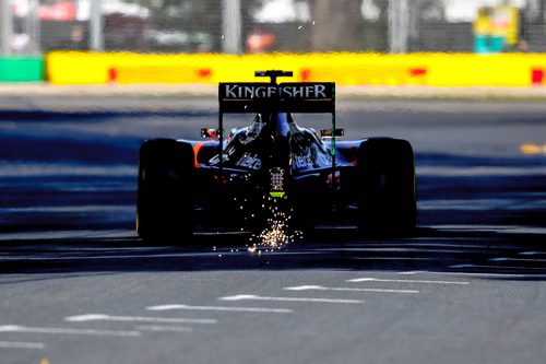 Chispas de Nico Hülkenberg en los entrenamientos