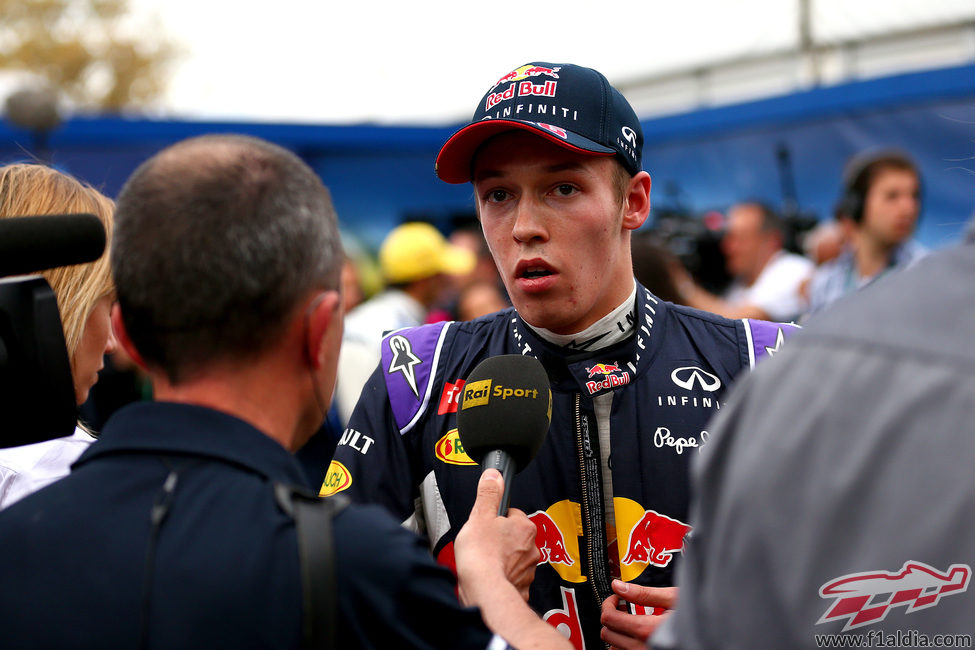 Daniil Kvyat no encontró rendimiento y cayó en la Q2