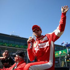 Sebastian Vettel, listo para su primera carrera de rojo