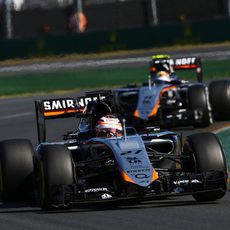 Los dos Force India terminan en los puntos