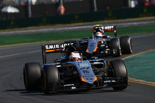 Los dos Force India terminan en los puntos