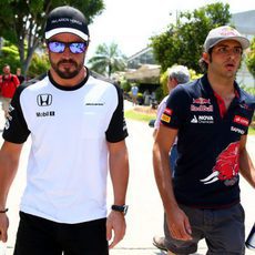 Fernando Alonso y Carlos Sainz