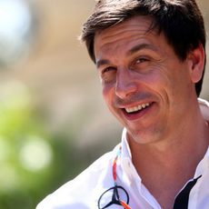 Toto Wolff en el paddock de Sepang