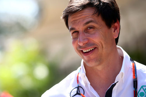 Toto Wolff en el paddock de Sepang