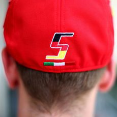 La gorra de Sebastian Vettel