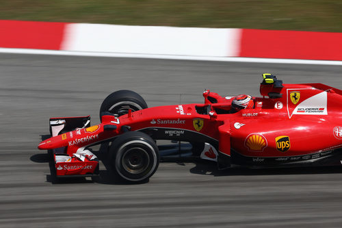 Kimi Räikkönen acabó por delante de su compañero