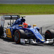 Felipe Nasr termina fuera de los puntos