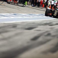 Romain Grosjean fue sancionado tras la clasificación