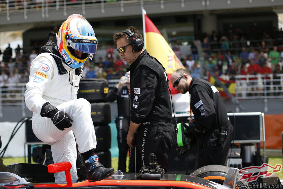 Fernando Alonso constató las mejoras del McLaren en Malasia