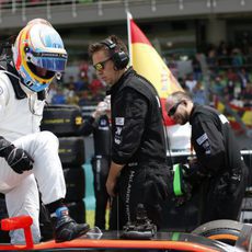 Fernando Alonso constató las mejoras del McLaren en Malasia