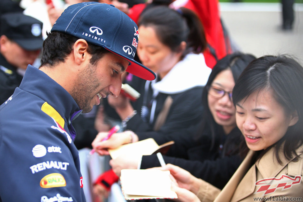 Daniel Ricciardo acumula fans por todo el mundo