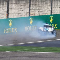 Felipe Massa pierde el control del FW37 durante los Libres 2 en Shanghai