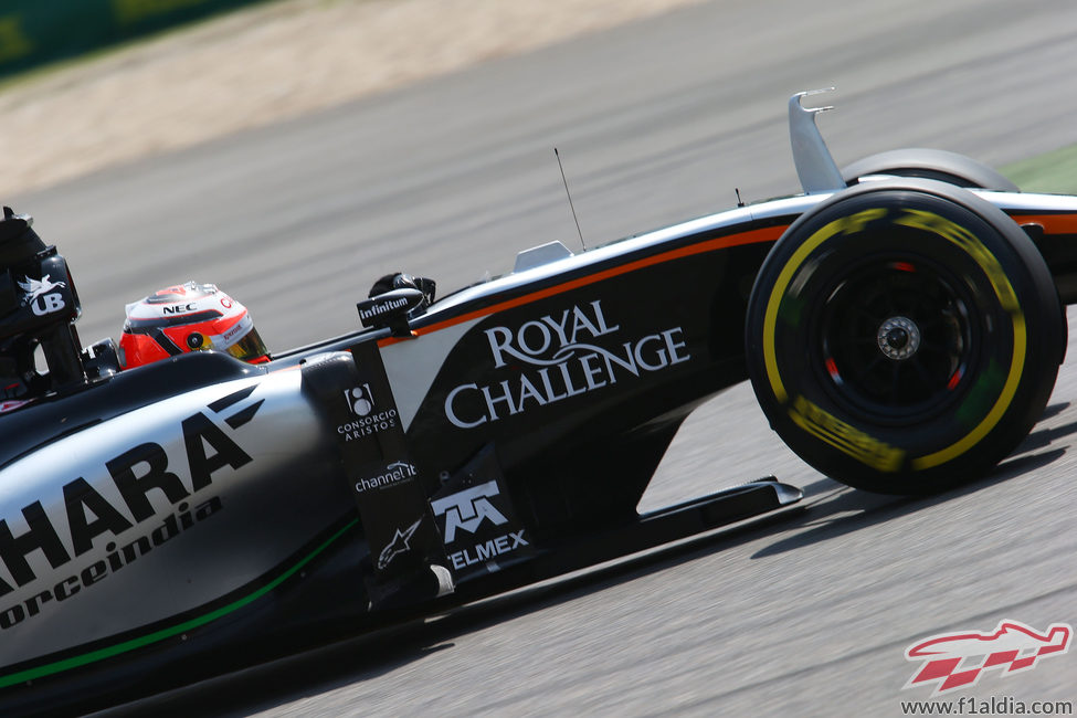 Nico Hülkenberg cae en Q1 en la clasificación del GP de China 2015