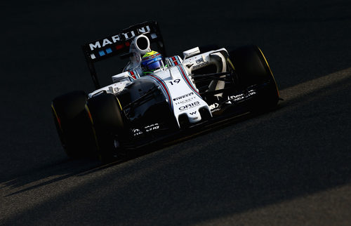 Felipe Massa rueda con neumáticos blandos