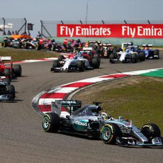 Primeros metros del GP de China 215