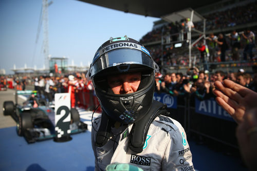 Nico Rosberg acaba por detrás de su compañero