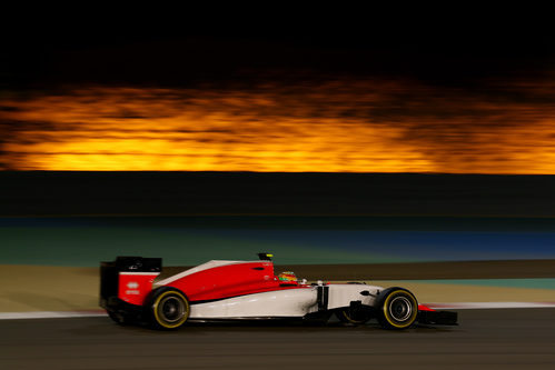 Merhi rodando por Sakhir