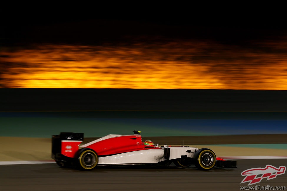 Merhi rodando por Sakhir