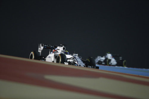 Los dos pilotos de Williams trabajaron en las mejoras