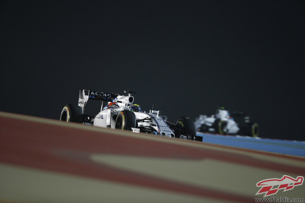 Los dos pilotos de Williams trabajaron en las mejoras