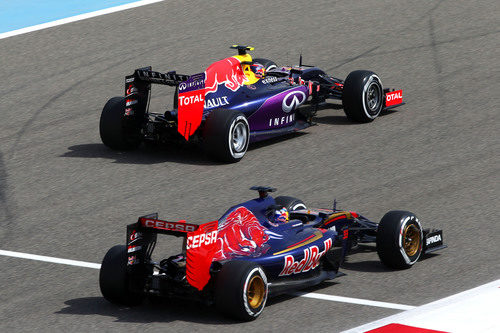 Toro Rosso y Red Bull comparten motorista y problemas de fiabilidad