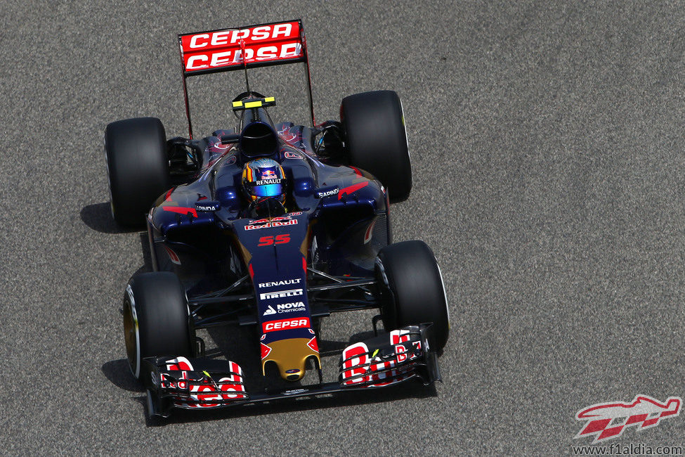 Carlos Sainz consiguió un buen tiempo en los FP1