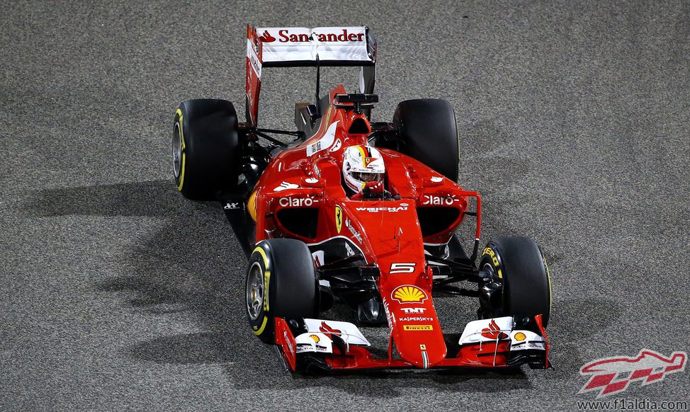 Sebastian Vettel clasifica en segunda posición