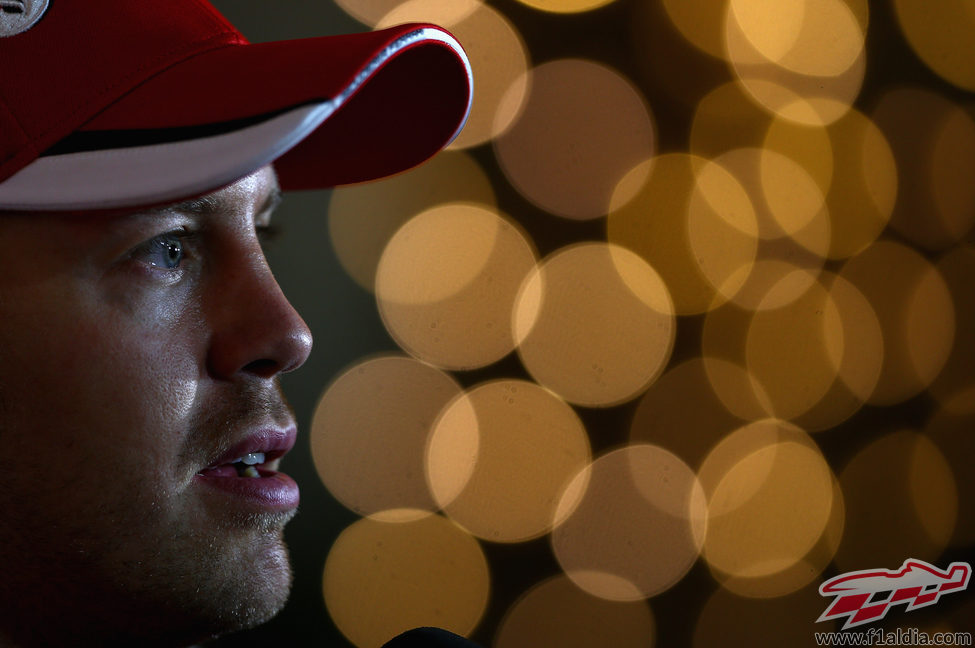 Sebastian Vettel satisfecho con el resultado obtenido en clasificación