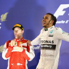 Lewis Hamilton, imparable, celebra su tercera victoria de la temporada