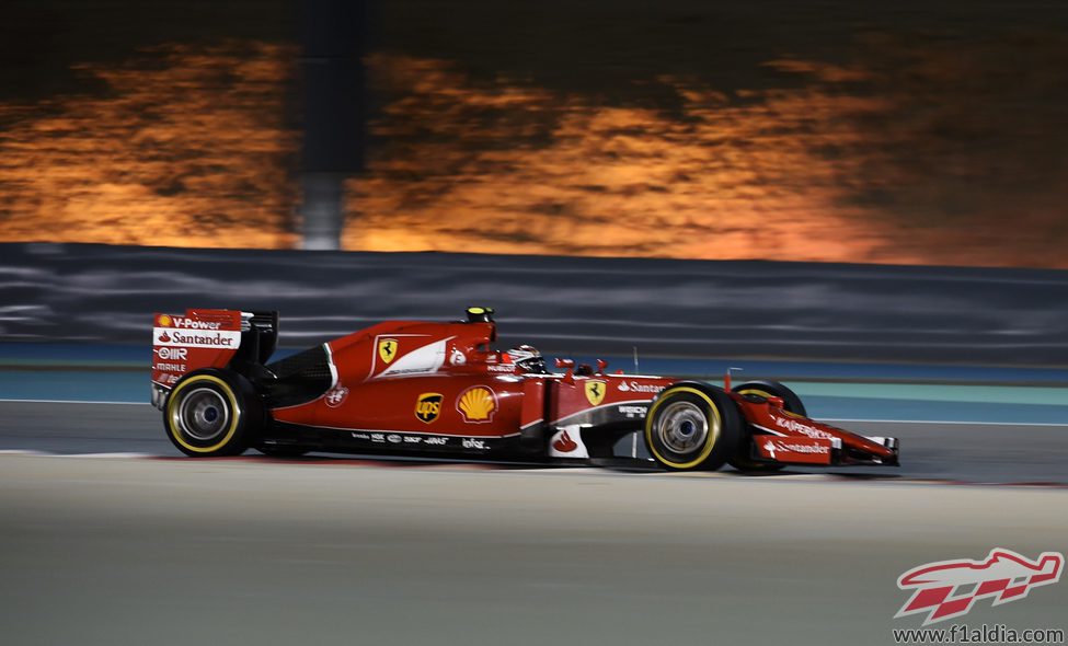 Kimi Räikkönen escaló hasta la segunda posición