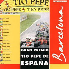 Cartel del Gran Premio de España de 1991