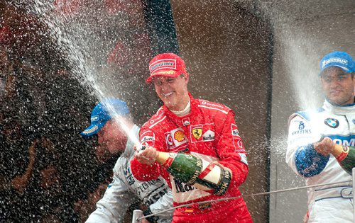 Michael Schumacher gana en 2002