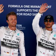 Rosberg y Hamilton firman una nueva primera fila para Mercedes