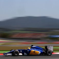 Marcus Ericsson mejora sus tiempos con neumáticos medios