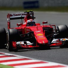 Kimi Räikkönen clasificó en séptima posición
