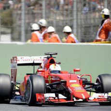 Sebastian Vettel finaliza en tercera posición en el GP de España 2015