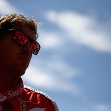 Sebastian Vettel se prepara para su primer GP de España como piloto de Ferrari