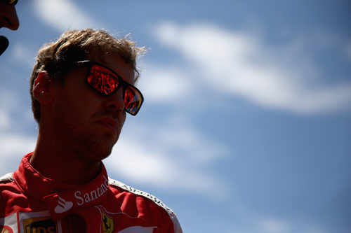 Sebastian Vettel se prepara para su primer GP de España como piloto de Ferrari