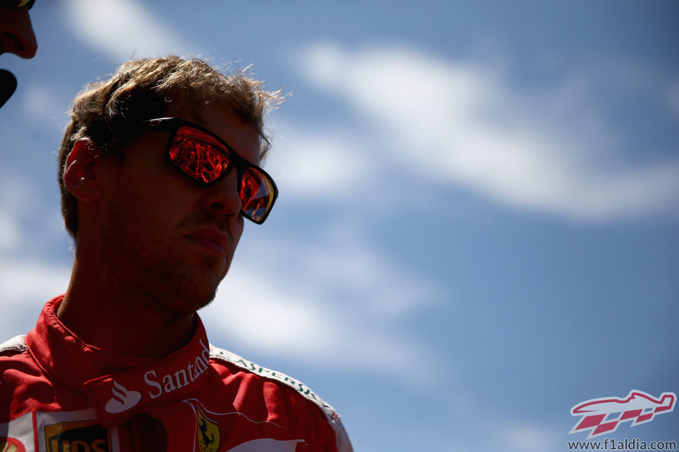 Sebastian Vettel se prepara para su primer GP de España como piloto de Ferrari