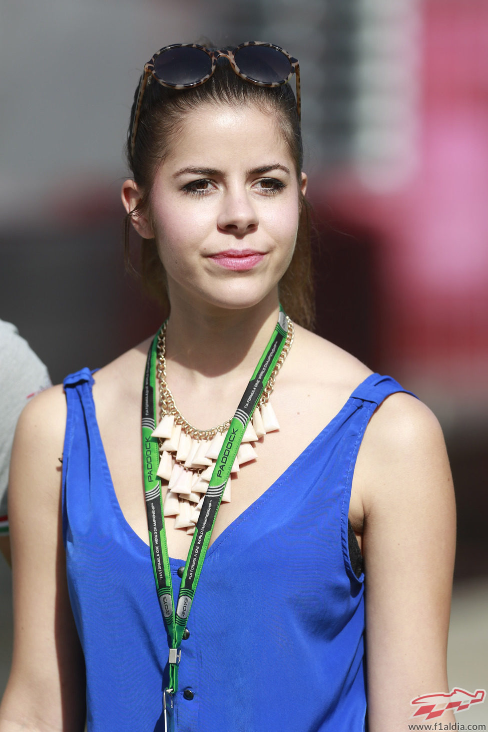 Gabriela Tarkanyi acude a la Fórmula 1