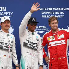 Hamilton, Rosberg y Vettel, los más rápidos en Mónaco