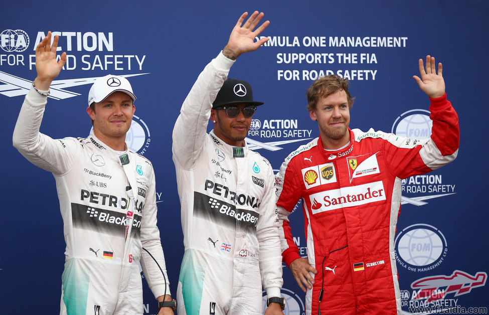 Hamilton, Rosberg y Vettel, los más rápidos en Mónaco