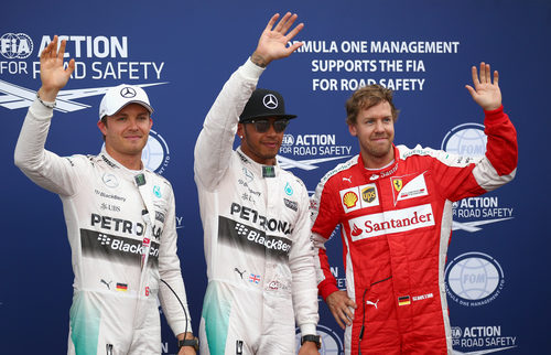 Hamilton, Rosberg y Vettel, los más rápidos en Mónaco